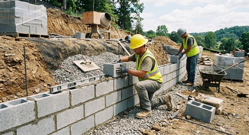 Block Wall Installation in Greenwich, CT