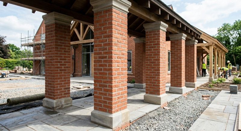 Brick Columns Installation in Greenwich, CT