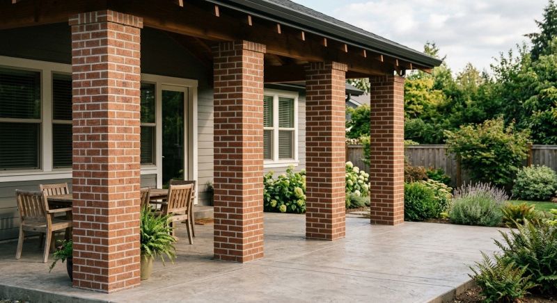 Brick Columns Installation in Greenwich, CT