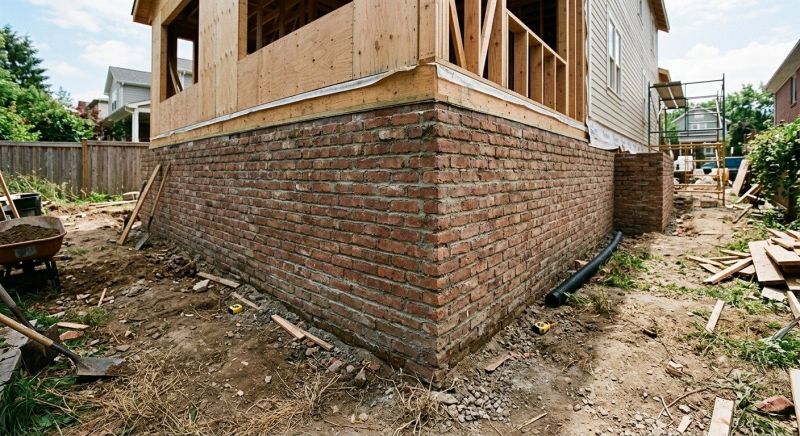 Brick Foundation Installation in Greenwich, CT