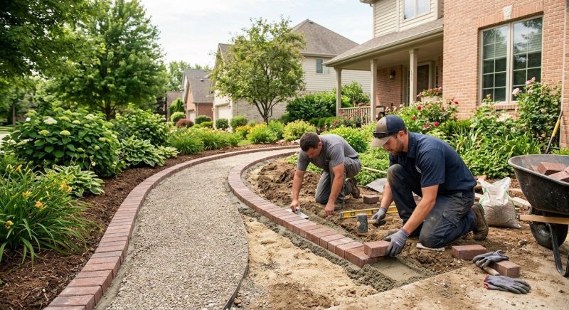 Brick Hardscaping Installation in Bronxville, NY