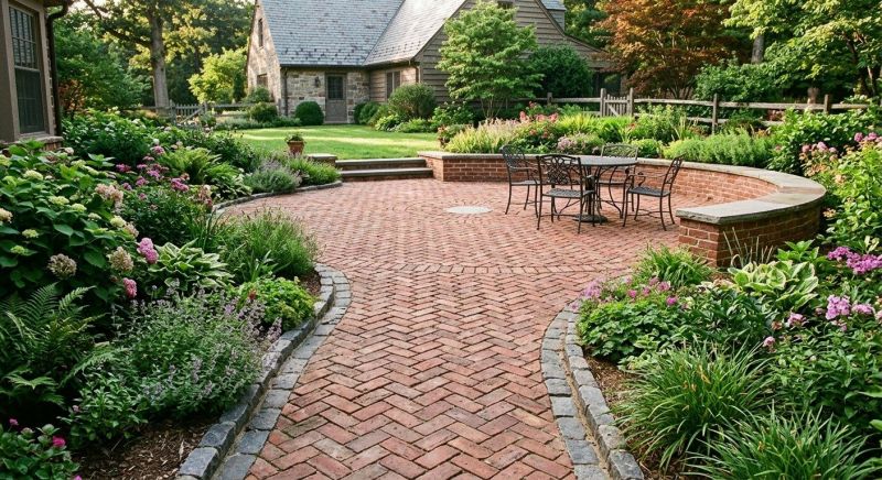 Brick Hardscaping Installation in Park Ridge, NJ