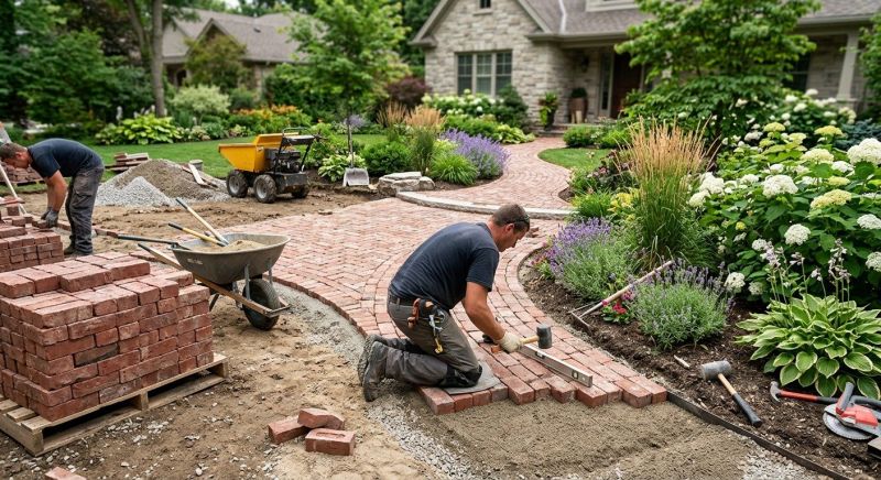 Brick Landscaping Service in Redding, CT