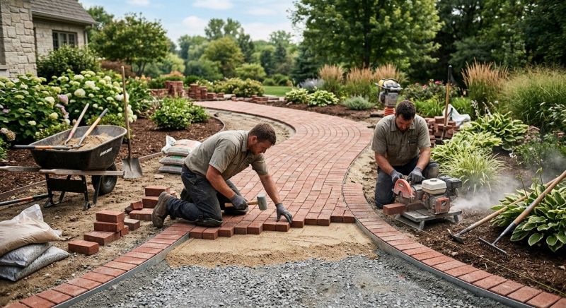 Brick Paving Installation in Bogota, NJ