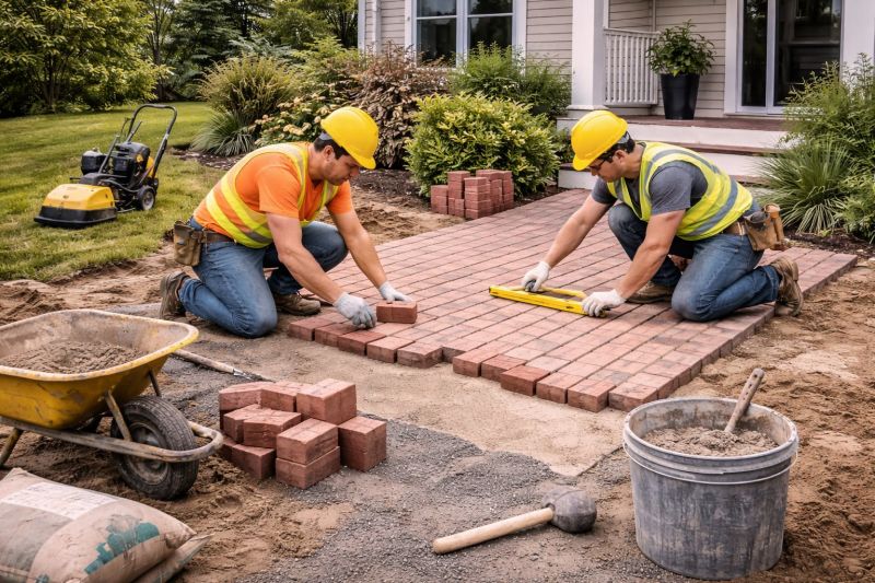 Brick Paving Installation in Elmont, NY