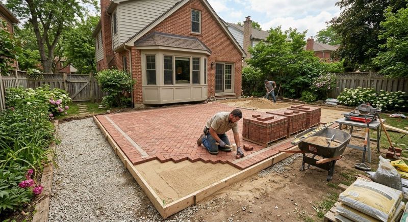 Brick Paving Installation in Glen Head, NY