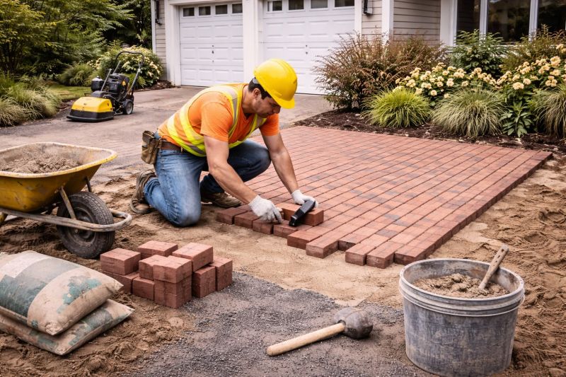 Brick Paving Installation in Park Ridge, NJ