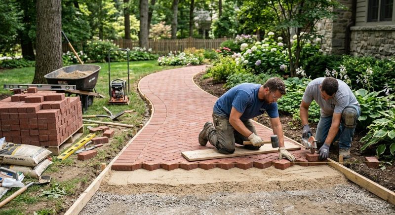 Brick Paving Installation in Queens Village, NY