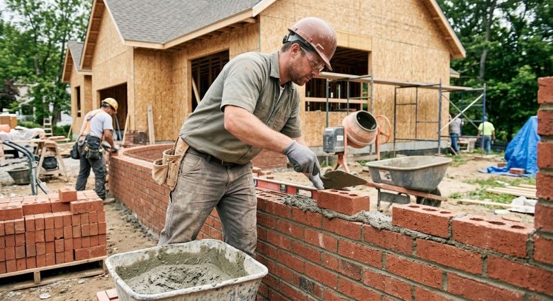 Brick Wall Installation in Norwalk, CT