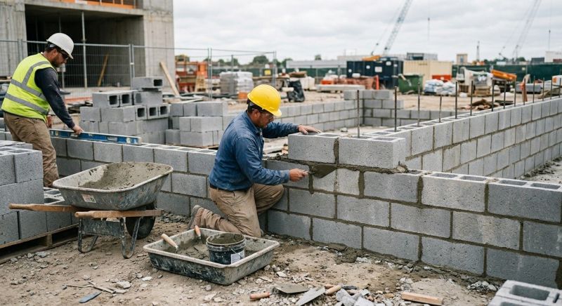 Cinder Blocks Installation in Glen Head, NY
