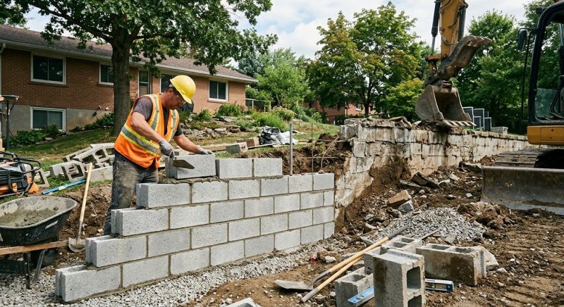 Cinder Blocks Installation in Plainview, NY