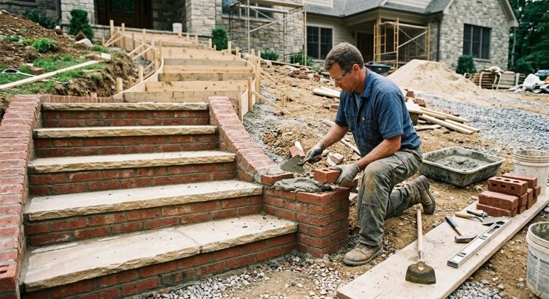 Masonry Steps Installation in Greenwich, CT